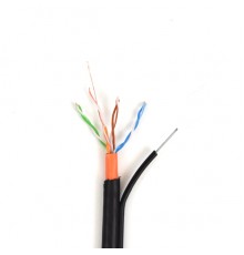 UTP 4*2*0.5-CU PVC-PE MP кат.5е (UTP медь наружный с несущей проволокой) бухта 305м