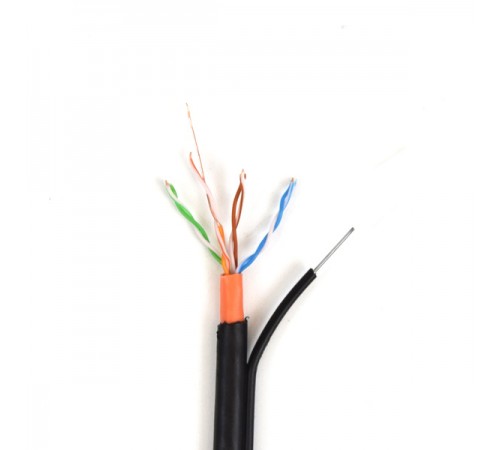 UTP 4*2*0.5-CU PVC-PE MP кат.5е (UTP медь наружный с несущей проволокой) бухта 305м UTP 4*2*0.5-CU PVC-PE MP кат.5е (UTP медь наружный с несущей проволокой) бухта 305м