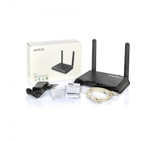 Бездротовий маршрутизатор Netis N1 AC1200, 1xGE WAN, 4xGE LAN, MU-MIMO, Beamforming, 2 антени (N1) Бездротовий маршрутизатор Netis N1 AC1200, 1xGE WAN, 4xGE LAN, MU-MIMO, Beamforming, 2 антени (N1)