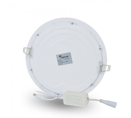 Комплект із 3-х світильників світлодіодних LIGHTWELL LW-R-RCD-12 12 W коло, вбудований Комплект із 3-х світильників світлодіодних LIGHTWELL LW-R-RCD-12 12 W коло, вбудований