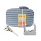 Комплект: Кабель 8*0.22 U (біметал) бухта 100м + Гофротруба 220 TM Standart D 20 мм (100 м) ciра + Кліпса для гофри 20 мм (50 шт/уп) сіра