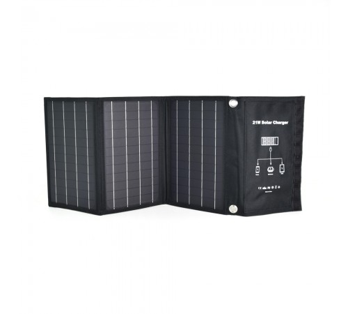 Портативна сонячна панель New Energy Technology 21W Solar Charger Портативна сонячна панель New Energy Technology 21W Solar Charger