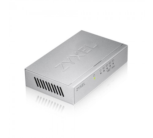 Комутатор на 5 портів ZyXEL GS-105B v3 (GS-105BV3-EU0101F) в металевому копусі Комутатор на 5 портів ZyXEL GS-105B v3 (GS-105BV3-EU0101F) в металевому копусі