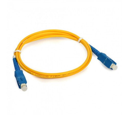 Патчкорд оптичний SC/UPC-SC/UPC SM simplex 3.00 LSZH 1м Патчкорд оптичний SC/UPC-SC/UPC SM simplex 3.00 LSZH 1м