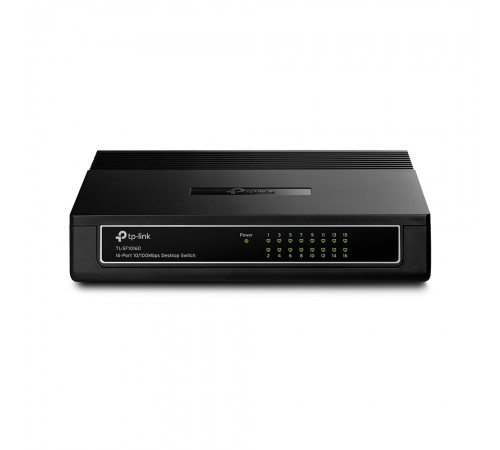 Комутатор TP-Link TL-SF1016D 16-портовий некерований Комутатор TP-Link TL-SF1016D 16-портовий некерований