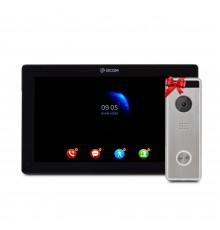 Відеодомофон 10" BCOM BD-1070FHD Black + Відеопанель Tantos Triniti FHD