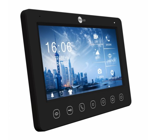 Комплект відеодомофона Neolight NeoKIT FHD Pro B/Graphite: відеодомофон 7" з детектором руху і 2 Мп відеопанель Комплект відеодомофона Neolight NeoKIT FHD Pro B/Graphite: відеодомофон 7" з детектором руху і 2 Мп відеопанель