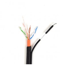 UTP 4*2*0.5-CU PVC-PE MT кат.5е (UTP медь наружный с несущим тросом) бухта 305м