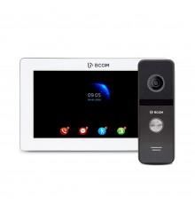 Комплект відеодомофона BCOM BD-770FHD/T White Kit: відеодомофон 7" з детектором руху і підтримкою Tuya Smart і відеопанель