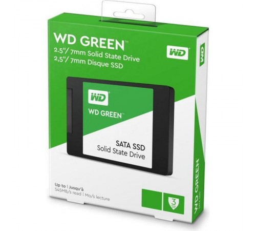 Твердотільний накопичувач SSD 2.5" WD Green 480GB SATA TLC Твердотільний накопичувач SSD 2.5" WD Green 480GB SATA TLC