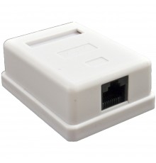 Розетка Kingda 1хRJ45 UTP біла