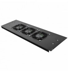 3-х вентиляторний блок в кришу для шаф MGSE 610 мм, чорний