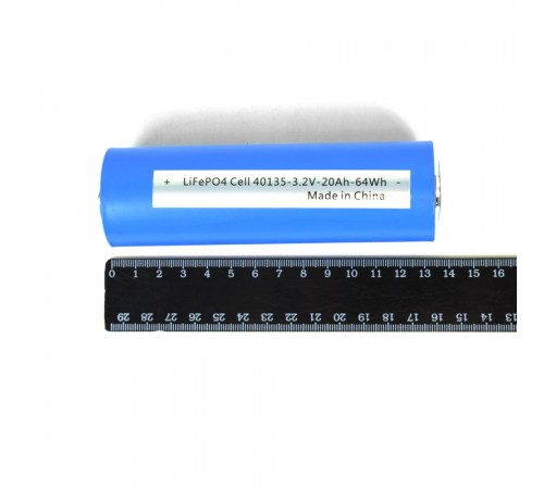 Акумулятор EVE C40 (LiFePO4-40135) 3.2В 20А·год 64Вт·год Акумулятор EVE C40 (LiFePO4-40135) 3.2В 20А·год 64Вт·год