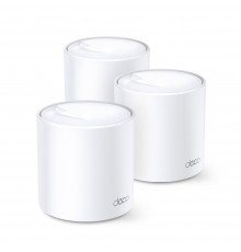 Домашня Mesh Wi-Fi система TP-LINK DECO X20 3PK AX1800 1xGE LAN 1xGE WAN MU-MIMO OFDMA (DECO-X20-3-PACK)