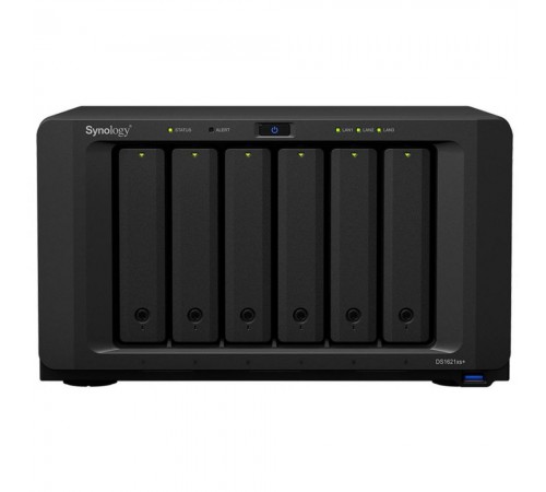 Система зберігання даних SYNOLOGY DS1621XS+ з 6 відсіками для дисків, 8GB RAM, настільне виконання Система зберігання даних SYNOLOGY DS1621XS+ з 6 відсіками для дисків, 8GB RAM, настільне виконання