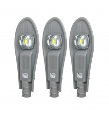 Комплект із 3-х світильників світлодіодних Lightwell LW-COB65K-30 COB консольний 30W