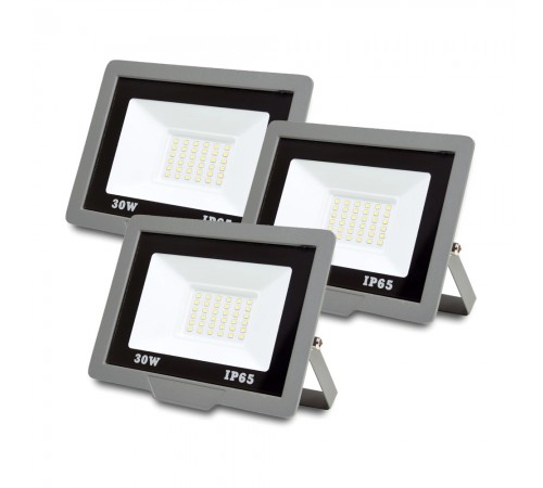 Комплект із 3-х світлодіодних прожекторів ONE LED ultra (ZY-TH18-30 ) 30 Вт Комплект із 3-х світлодіодних прожекторів ONE LED ultra (ZY-TH18-30 ) 30 Вт
