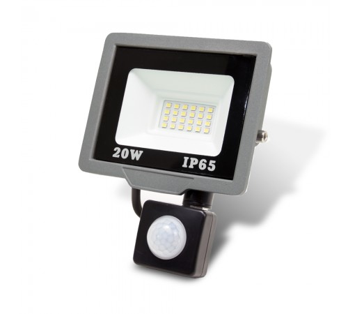 Прожектор світлодіодний ONE LED ultra (ZY-TH18-20-S ) 20 Вт з датчиком руху Прожектор світлодіодний ONE LED ultra (ZY-TH18-20-S ) 20 Вт з датчиком руху