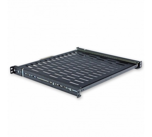 Полиця висувна 19" CMS UA-SHSL-400B 1U 400 мм, чорна Полиця висувна 19" CMS UA-SHSL-400B 1U 400 мм, чорна