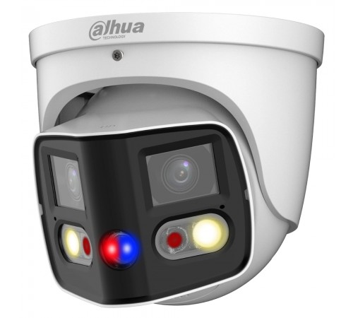 IP-відеокамера 2*4Мп Dahua DH-IPC-PDW3849-A180-AS-PV (2.8 мм) з подвійним об'єктивом та підсвічуванням