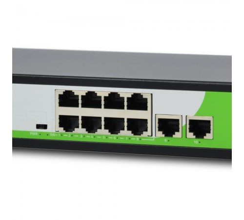 PoE-комутатор ZKTeco ZK-PoE82N-120W з 8 портами PoE PoE-комутатор ZKTeco ZK-PoE82N-120W з 8 портами PoE