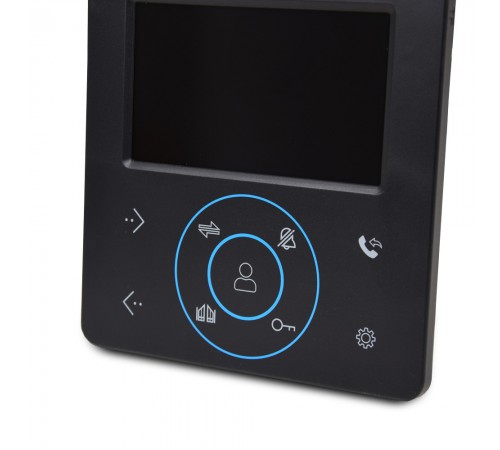 Комплект відеодомофона BCOM BD-480 Black Kit: відеодомофон 4" і відеопанель Комплект відеодомофона BCOM BD-480 Black Kit: відеодомофон 4" і відеопанель