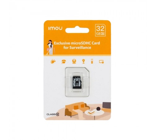 Карта пам'яті IMOU ST2-32-S1 microSDHC 32GB Class 10 Карта пам'яті IMOU ST2-32-S1 microSDHC 32GB Class 10