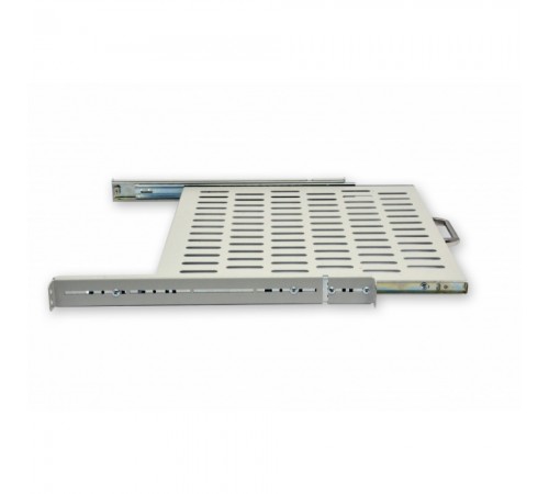 Полиця висувна 19" CMS UA-SHSL-400G 1U 400 мм, сіра Полиця висувна 19" CMS UA-SHSL-400G 1U 400 мм, сіра