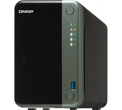 Система зберігання даних QNAP TS-253D-4G з 2 відсіками для дисків, 4GB RAM, настільне виконання Система зберігання даних QNAP TS-253D-4G з 2 відсіками для дисків, 4GB RAM, настільне виконання
