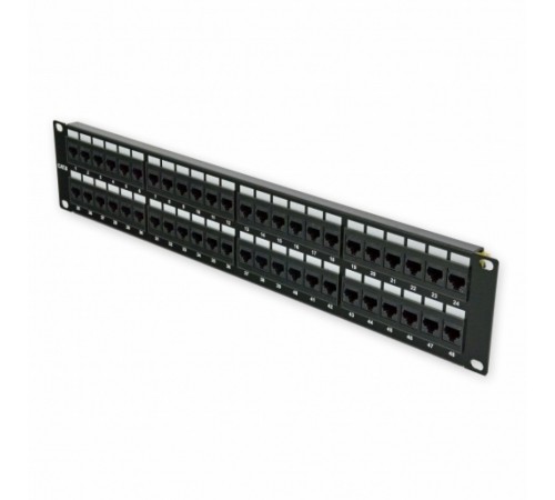 Патч-панель CMS 19" 48xRJ-45 UTP, кат. 6, 2U Патч-панель CMS 19" 48xRJ-45 UTP, кат. 6, 2U