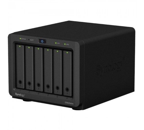 Система зберігання даних SYNOLOGY DS620SLIM з 6 відсіками для дисків, 2GB RAM, настільне виконання Система зберігання даних SYNOLOGY DS620SLIM з 6 відсіками для дисків, 2GB RAM, настільне виконання