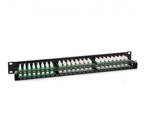 Патч-панель Hypernet 48 портів UTP кат.5е 19" PP-KUTP48-1U з утримувачем кабелю Патч-панель Hypernet 48 портів UTP кат.5е 19" PP-KUTP48-1U з утримувачем кабелю