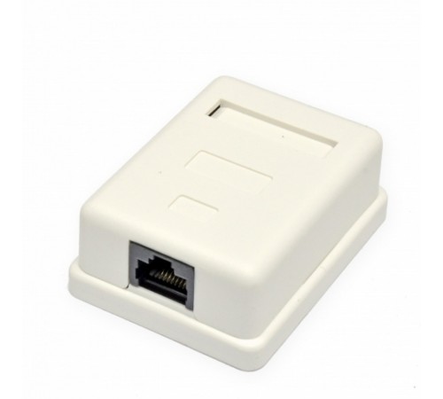 Розетка зовнішня EPNew 1хUTP, кат.6, RJ45 Розетка зовнішня EPNew 1хUTP, кат.6, RJ45
