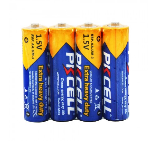 Батарейка PKCELL Extra Heavy Duty AA R6P 1.5V, 4шт./плівка Батарейка PKCELL Extra Heavy Duty AA R6P 1.5V, 4шт./плівка