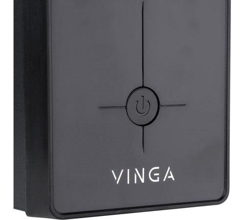Джерело безперебійного живлення Vinga VPC-1200MU 1200ВА / 720 Вт з LCD-дисплеєм з USB у металевому корпусі Джерело безперебійного живлення Vinga VPC-1200MU 1200ВА / 720 Вт з LCD-дисплеєм з USB у металевому корпусі