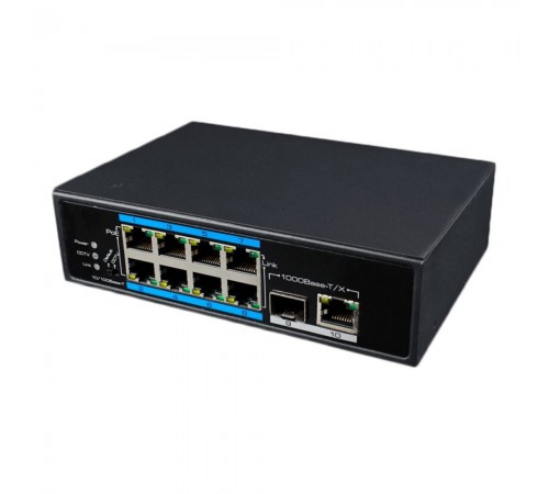 Некерований PoE-комутатор Utepo UTP7108E-POE з 8 портами PoE Некерований PoE-комутатор Utepo UTP7108E-POE з 8 портами PoE