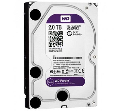 Жорсткий диск Western Digital Purple 2TB WD20PURX Жорсткий диск Western Digital Purple 2TB WD20PURX