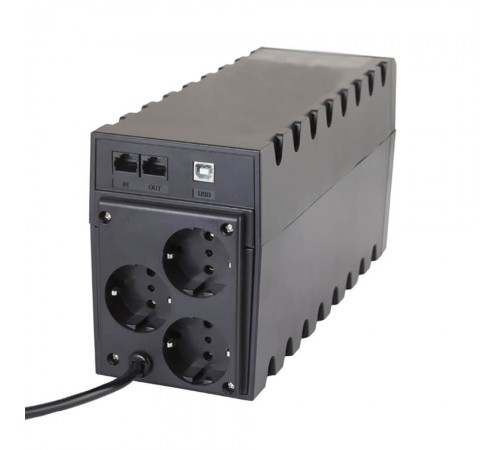 Джерело безперебійного живлення Powercom RPT-800AP Schuko 800ВА / 480Вт лінійно-інтерактивне Джерело безперебійного живлення Powercom RPT-800AP Schuko 800ВА / 480Вт лінійно-інтерактивне