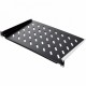 Комплект: Шафа серверна SteelNet 7U 600 x 400 черный + Блок розеток 1U 19" на 6 розеток з вимикачем + Організатор кабелю перфорований із кришкою 19" + Полиця консольна CMS UA-SHC300G + Полиця консольна CMS UA-SHC300B