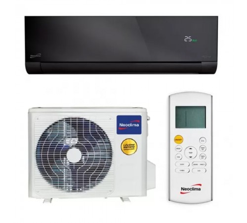 Кондиціонер Neoclima ArtVogue NS-12EHVIwb1/NU-12EHVI1 інверторний, дзеркальний графітовий Кондиціонер Neoclima ArtVogue NS-12EHVIwb1/NU-12EHVI1 інверторний, дзеркальний графітовий