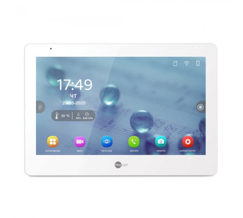 Комплект Neolight MEZZO Hybrid HD KIT SilverP: гібридний відеодомофон 10.1" з Wi-Fi та 2 Мп відеопанель Комплект Neolight MEZZO Hybrid HD KIT SilverP: гібридний відеодомофон 10.1" з Wi-Fi та 2 Мп відеопанель