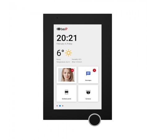 IP-відеодомофон Bas-IP AZ-07L Android 7" black з можливістю горизонтального та вертикального монтажу IP-відеодомофон Bas-IP AZ-07L Android 7" black з можливістю горизонтального та вертикального монтажу