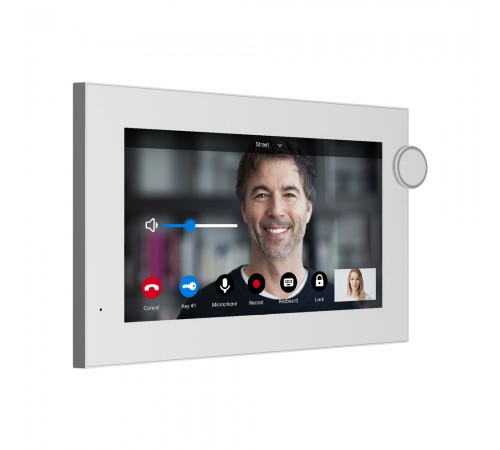 IP-відеодомофон Bas-IP AZ-07L Android 7" white з можливістю горизонтального та вертикального монтажу IP-відеодомофон Bas-IP AZ-07L Android 7" white з можливістю горизонтального та вертикального монтажу