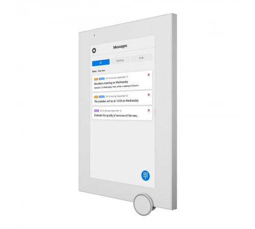 IP-відеодомофон Bas-IP AZ-07LF Android 7" Wi-Fi white з можливістю горизонтального та вертикального монтажу IP-відеодомофон Bas-IP AZ-07LF Android 7" Wi-Fi white з можливістю горизонтального та вертикального монтажу