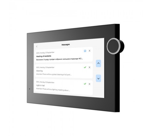 IP-відеодомофон Bas-IP AZ-07LL Linux 7" black з можливістю горизонтального та вертикального монтажу IP-відеодомофон Bas-IP AZ-07LL Linux 7" black з можливістю горизонтального та вертикального монтажу