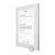 IP-відеодомофон Bas-IP AZ-07LL Linux 7" white з можливістю горизонтального та вертикального монтажу