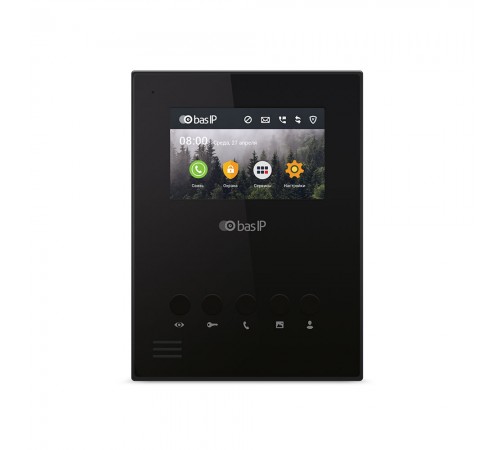 IP-відеодомофон 4.3" Bas-IP AU-04LA black IP-відеодомофон 4.3" Bas-IP AU-04LA black