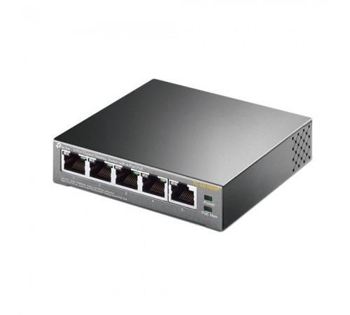 PoE-комутатор TP-Link TL-SG1005P 5-портовий з 4 PoE+ портами некерований PoE-комутатор TP-Link TL-SG1005P 5-портовий з 4 PoE+ портами некерований