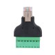 Конектор RJ45 під затискач (male)