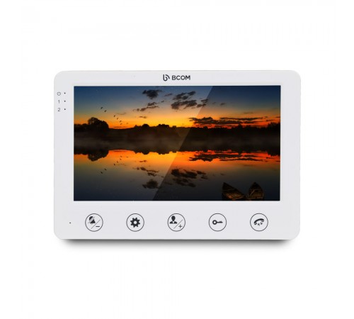 Комплект відеодомофона BCOM BD-710C Kit: відеодомофон 7" white та відеопанель copper Комплект відеодомофона BCOM BD-710C Kit: відеодомофон 7" white та відеопанель copper